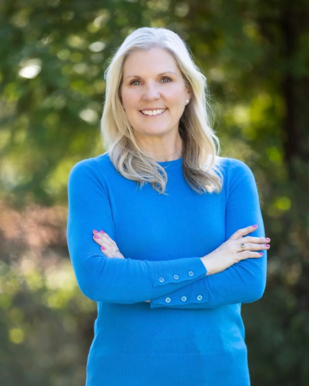Sara Hamilton, LMFT, Clinical Co-Founder of VitalMe — direct gaze, calm and grounded.